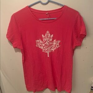 Super Cute Alstyle Apparel Pink Everything Canadian T SZ XL Girl/ Medium Woman